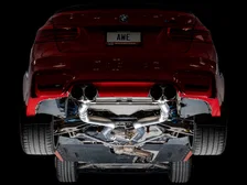 Track Edition Catback Exhaust for BMW F8X M3/M4 - 4" Diamond Black Tips image 7