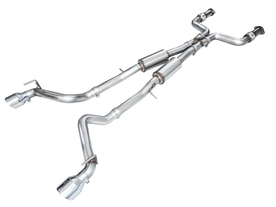 Track Edition Exhaust for Nissan Z - Chrome Silver Tips