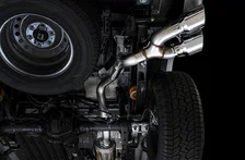0FG Exhaust with BashGuard for Ford Ranger - Dual Chrome Silver Tips image 6