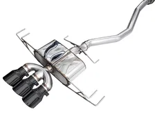 Touring Edition Exhaust for DE5 Integra Type-S - Triple Diamond Black Tips image 2