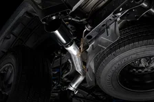 Tread Edition Catback Single-Side Exhaust for Jeep JT 3.6L - Diamond Black Tip image 7
