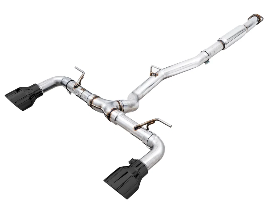 Track Edition Exhaust for Subaru BRZ / Toyota GR86 / Toyota 86 / Scion FR-S - 5" Diamond Black Tips