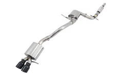 Touring Edition Exhaust for MK6 Jetta 2.5L - Diamond Black Tips image 1