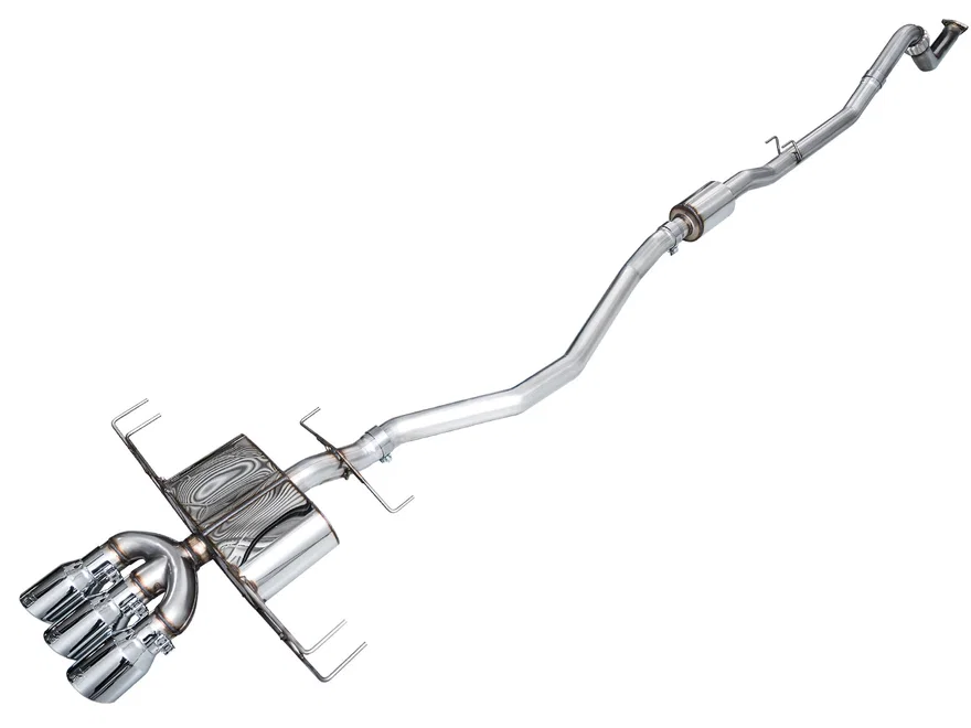 Touring Edition Exhaust for DE5 Integra Type-S - Triple Chrome Silver Tips