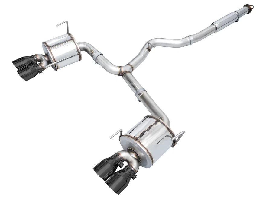 Touring Edition Catback Exhaust for VB Subaru WRX - 4" Diamond Black Tips