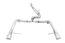 Track Edition Exhaust for VW Golf Alltrack / Sportwagen 4Motion - Chrome Silver Tips image 2