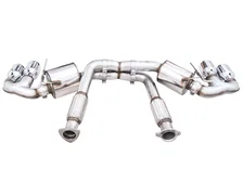 Touring Edition Exhaust for C8 Corvette - 4.5" Chrome Silver Tips image 3