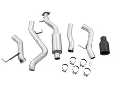 0FG Catback Exhaust for Ford Bronco with BashGuard™ - Single 5" Diamond Black Tip image 3