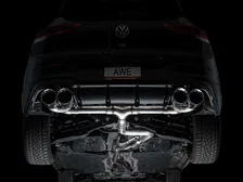 Track Edition Exhaust for Volkswagen MK8 Golf R - Chrome Silver Tips image 13