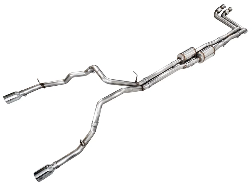 0FG Catback Exhaust for 2025+ RAM 1500 3.0TT Standard and High Output - 5” Chrome Silver Tips