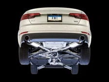 Touring Edition Exhaust for B9 A4 - 4" Chrome Silver Tips for Audi A4 Quattro image 6