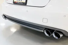 Touring Edition Exhaust for Audi C7 S7 4.0T - 4" Chrome Silver Tips image 3