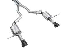 Touring Edition Exhaust for Dodge Durango 6.4 / 6.2 SC - Diamond Black Tips image 3