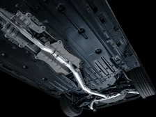 Track Edition Exhaust for FE1 Civic Si/DE4 Acura Integra - 5" Diamond Black Tips image 12