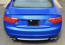 Touring Edition Exhaust for Audi S5 3.0T - 3.5" Chrome Silver Tips image 3