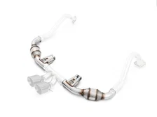 Touring Edition Exhaust for Porsche 718 Boxster / Cayman - Chrome Silver Tips image 2
