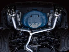 Track Edition Catback Exhaust for VB Subaru WRX - 4" Diamond Black Tips image 14