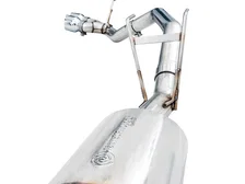 0FG Single Side Exit Catback Exhaust for 4th Gen RAM 1500 5.7L (without bumper cutouts) - Dual Chrome Tips image 7