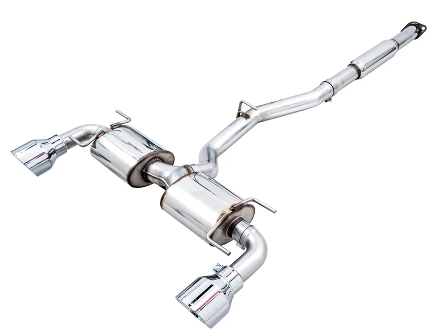 Touring Edition Exhaust for Subaru BRZ / Toyota GR86 / Toyota 86 / Scion FR-S - 5" Chrome Silver Tips