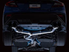 Track Edition Catback Exhaust for VB Subaru WRX - 4" Diamond Black Tips image 11
