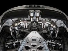 Touring Edition Exhaust for Porsche 718 Boxster / Cayman - Chrome Silver Tips image 5