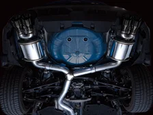 Touring Edition Catback Exhaust for VB Subaru WRX - 4" Diamond Black Tips image 7
