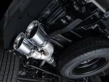 0FG Exhaust for 3rd Gen Toyota Tundra - Dual Chrome Silver Tips image 9