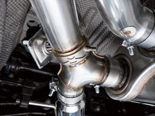 SwitchPath™ Exhaust for Cadillac CT5-V Blackwing - 4.5" Diamond Black Tips image 14