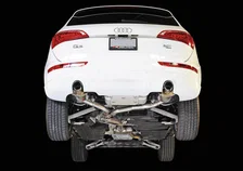 Touring Edition Exhaust for 8R Q5 2.0T - 3.5" Chrome Silver  Tips image 2
