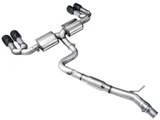 Touring Edition Exhaust for Audi 8Y S3 - 4.5" Diamond Black Tips image 2