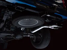 0FG Dual Side Exit Exhaust for '21+ Ford F-150 - 4.5" Diamond Black Tips image 11
