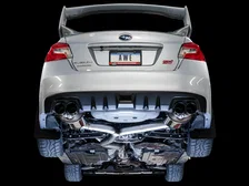 Touring Edition Exhaust for VA STI / GV WRX / GV STI Sedan - 4" Chrome Silver Quad Tips for Subaru image 7