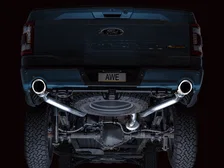0FG Non-Resonated Catback for '21+ Ford F-150 (With Bumper Cutouts) - 5" Chrome Silver Tips image 14
