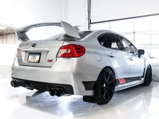 Touring Edition Exhaust for VA STI / GV WRX / GV STI Sedan - 4" Diamond Black Quad Tips for Subaru image 6