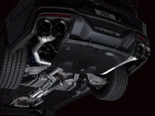 Track Edition Exhaust for S650 Ford Mustang Dark Horse - Quad Diamond Black Tips image 13