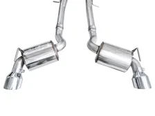 Touring Edition Exhaust for Nissan Z - Chrome Silver Tips image 3