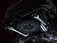 0FG Catback Exhaust for Silverado ZR2/Sierra AT4X - 4" Diamond Black Tips image 9