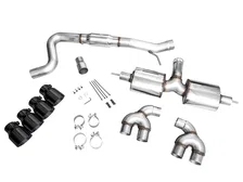 Touring Edition Exhaust for Volkswagen MK8 Golf R - Diamond Black Tips image 6
