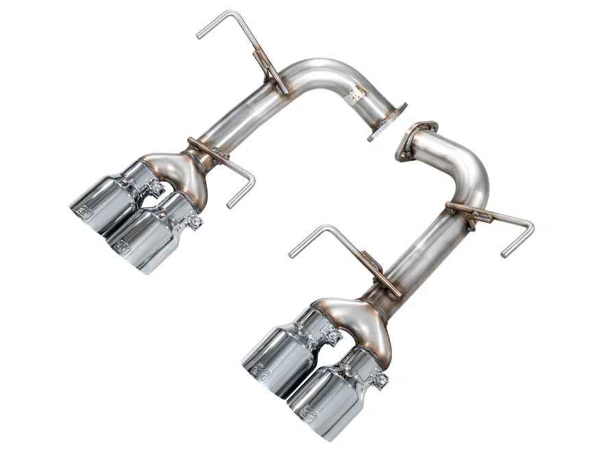 Track Edition Axleback Exhaust for VB Subaru WRX - 4" Chrome Silver Tips