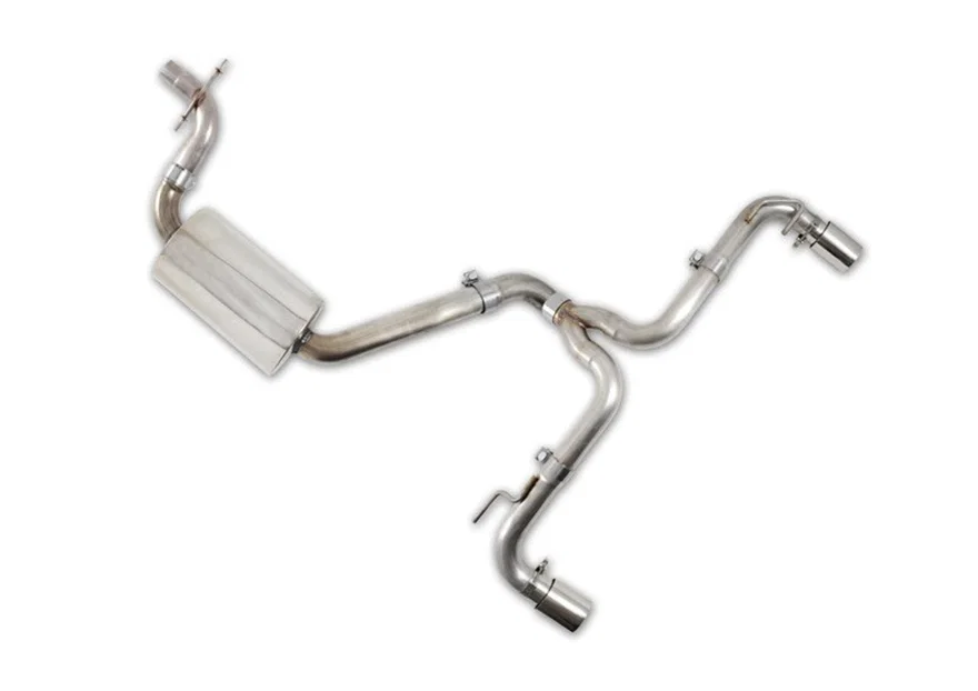 Performance Catback Exhaust for Mk6 GTI - Chrome Silver Round Tips