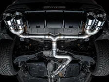 Track Edition Exhaust for Volkswagen MK8 Golf R - Chrome Silver Tips image 14