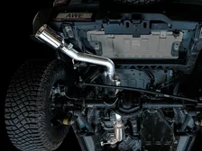 0FG Catback Exhaust for Ford Bronco with BashGuard™ - Single 5" Chrome Silver Tip image 8