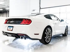 Touring Edition Cat-back Exhaust for the '18-'23 S550 Mustang GT - Quad Chrome Silver Tips image 5