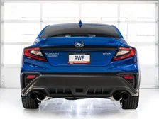Track Edition Catback Exhaust for VB Subaru WRX - 4" Diamond Black Tips image 9