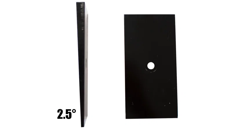 Fishbone Offroad FB27369, Universal 2.5in Leaf Spring Shim - Black