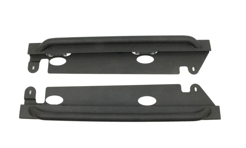 Fishbone Offroad FB23010, 07-18 Jeep Wrangler JK 2 Door Rubicon Steel Rock Slider - Black Textured Powdercoat
