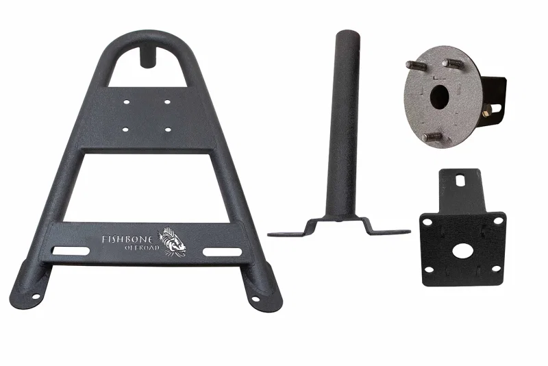 Fishbone Offroad FB21213, 2020+ Jeep Gladiator JT In-Bed Tire Carrier