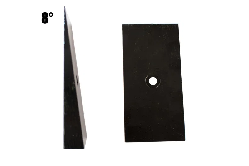 Fishbone Offroad FB27372, Universal 8in Leaf Spring Shim - Black