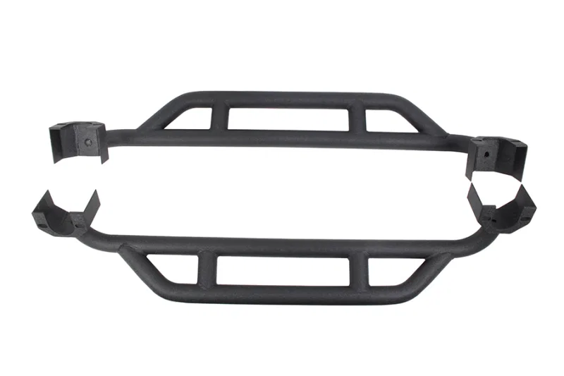 Fishbone Offroad FB23008, 07-18 Jeep JK 2 Door Wrangler JK Steel Rock Sliders - Blk Textured Powdercoat
