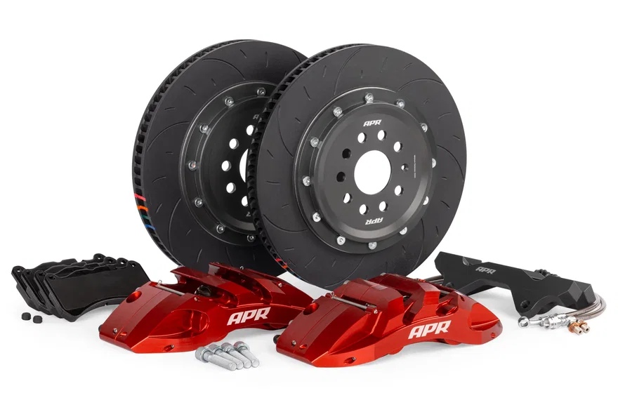 370x34mm 6-Piston Big Brake Kit - Front - Red - (MQB/MQBEVO 312mm)